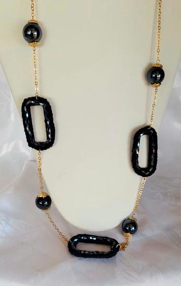Colar Dourado/black