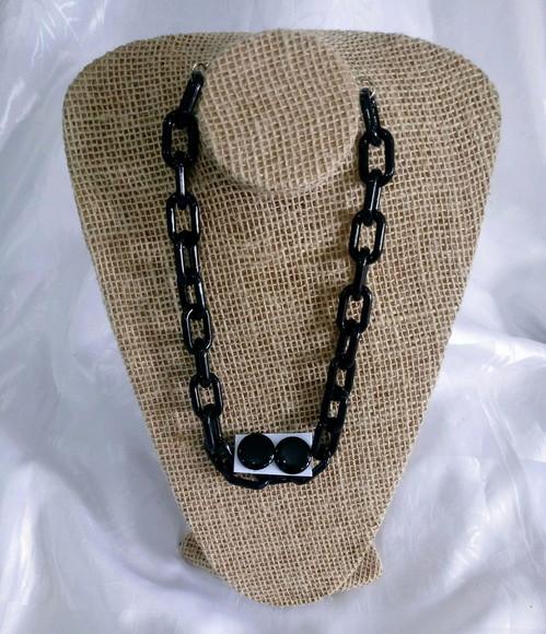Colar Elos Preto