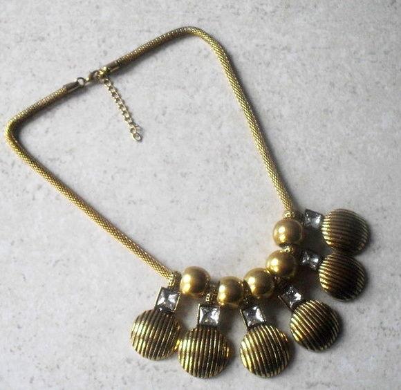Colar Ouro Velho/pedras