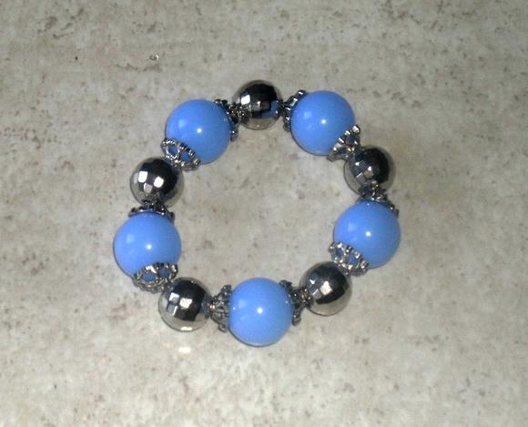 Pulseira Elástica/azul