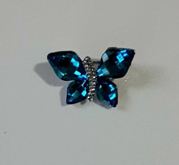 Broche Borboleta Azul