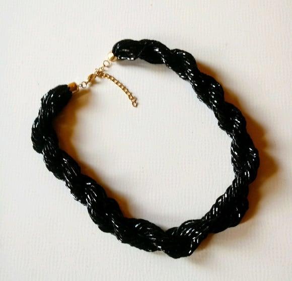 Colar de Canutilhos Black