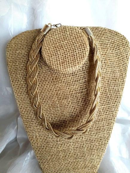 Colar de Corda Dourado