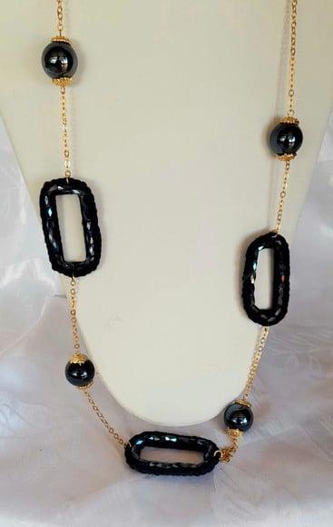 Colar Dourado/black