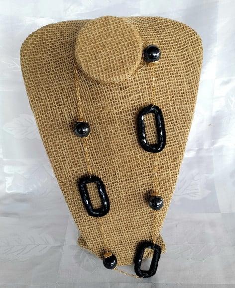 Colar Dourado/black
