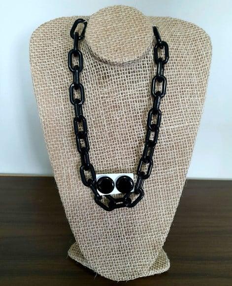 Colar Elos Preto