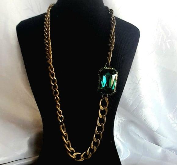 Colar Ouro Velho/pedras