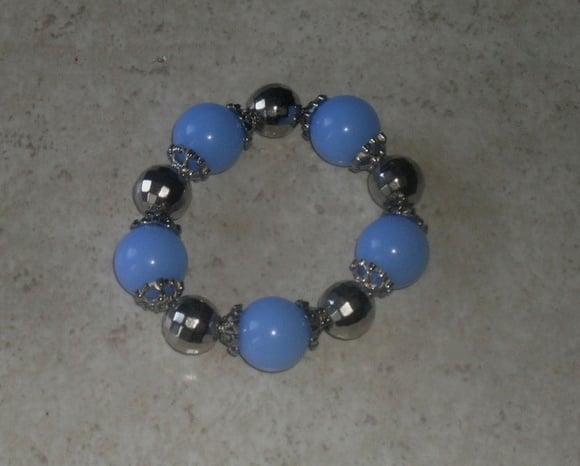 Pulseira Elástica/azul