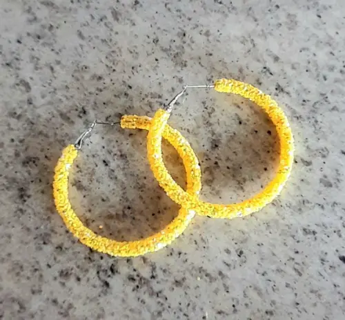 Brinco Argola Amarelo