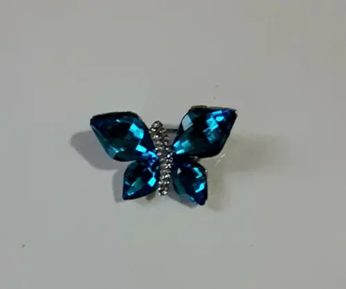 Broche Borboleta Azul