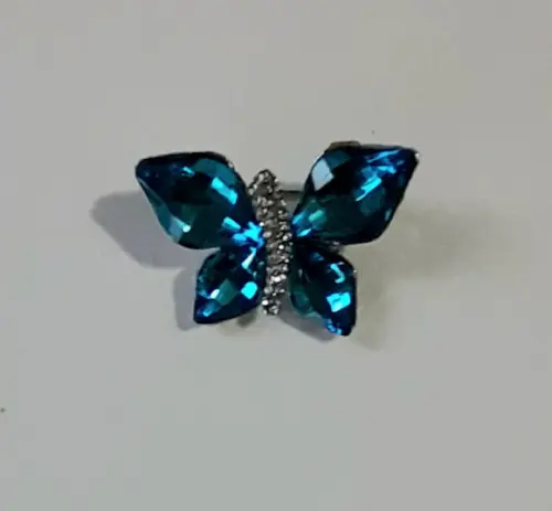 Broche Borboleta Azul