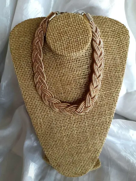 Colar de Corda Cor Cobre