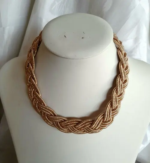 Colar de Corda Cor Cobre