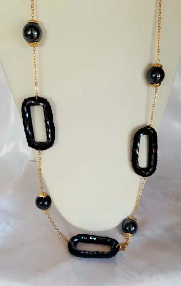 Colar Dourado/black