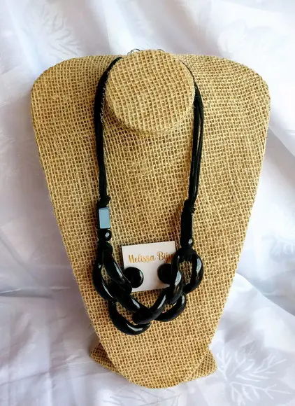 Colar Elos Black/ Grosso