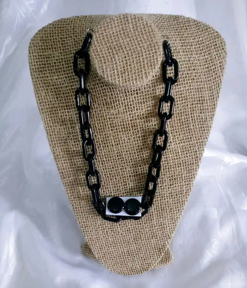 Colar Elos Preto