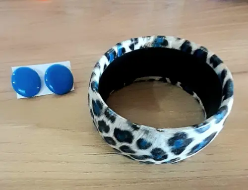 Pulseira Animal Print/brincos