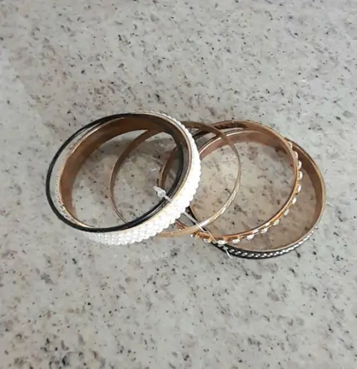 Pulseira Dourada/pérolas