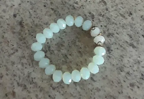Pulseira Elástica Cristal