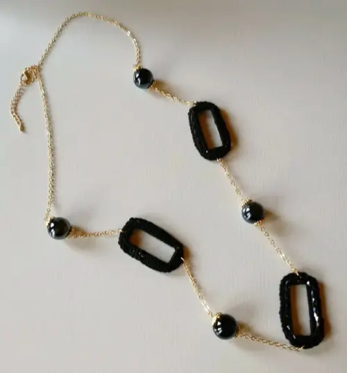 Colar Dourado/black