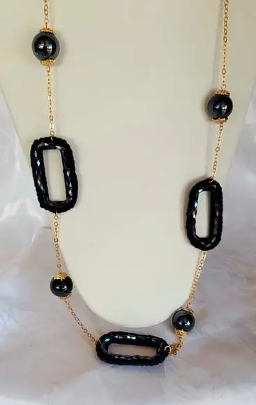 Colar Dourado/black