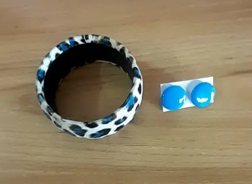 Pulseira Animal Print/brincos