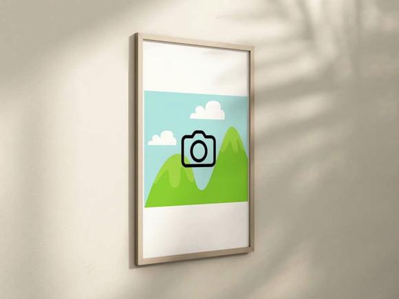1 Quadro Decorativo com Sua Imagem A4 24x34