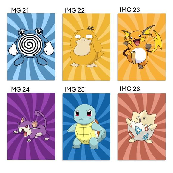 Placa Decorativa Quadro Pokémon Vários Img 21-30