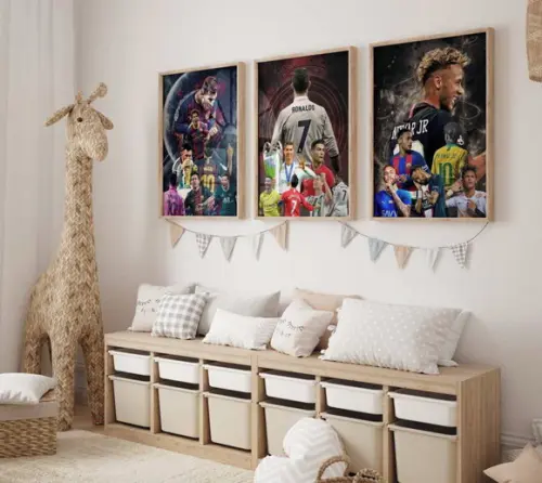 Kit 3 Quadros Decorativos A3 34x44