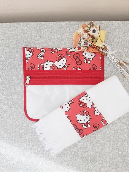 Necessaire Impermeável Porta Kit higiene bucal Com Toalhinha