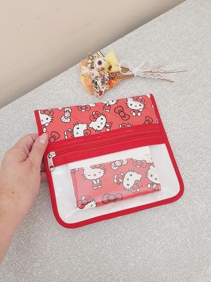 Necessaire Impermeável Porta Kit higiene bucal Com Toalhinha