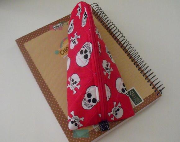 Estojo Organizador Feminino Caveiras Pink