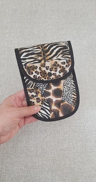 Porta Alicate Animal Print | Estojo para Kit Manicure