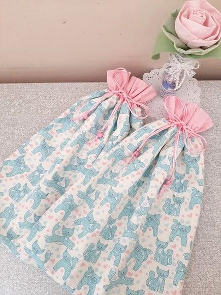 Kit Saquinhos para Roupa Limpa e Suja Menina