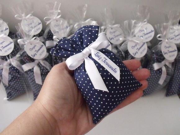 Lembrança Nascimento Sachê Personalizado com Nome