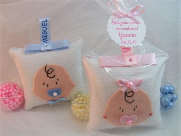 Lembrança Nascimento Bebê Sachê Personalizado