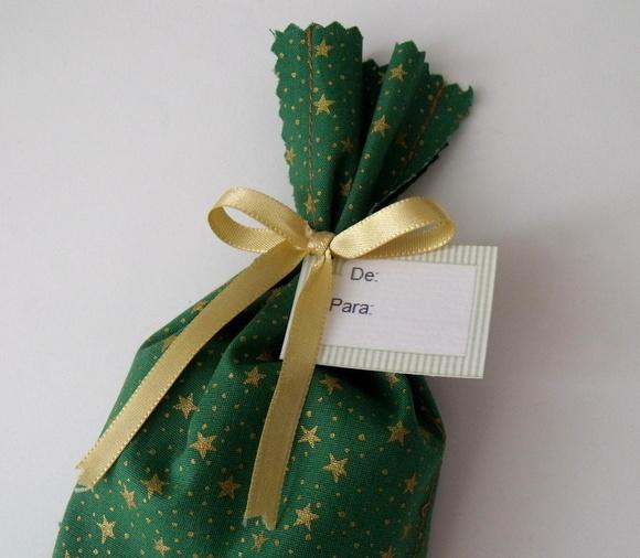 Lembrança Natal Porta Chocolate,tecidos Esgotados a Combinar