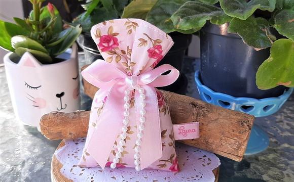 Lembrança Personalizada Maternidade Sachê com Nome Bebê
