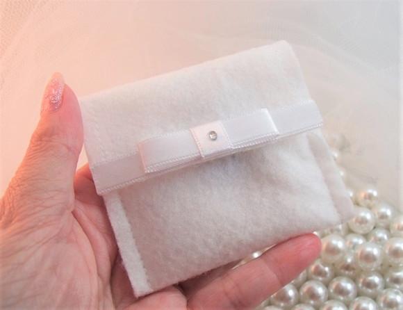 Lembrança Primeira Eucaristia Envelope Feltro com Mini Terço