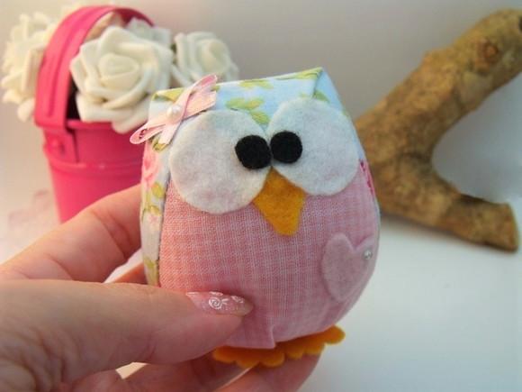 Lembrancinha Chá de Bebê Maternidade Corujinha Perfumada