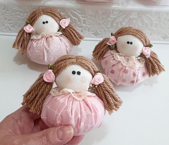 Lembrancinha Chá de Bebê Menina Bonequinha Sachê