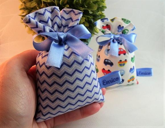 Lembrancinha Chá de Bebê Nascimento Sachê Personalizado