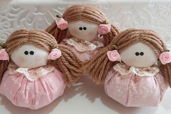 Lembrancinha Chá de Bebê Menina Bonequinha Sachê