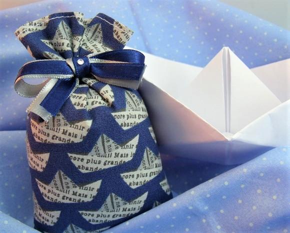 Lembrancinha Maternidade Menino Sachê Perfumado