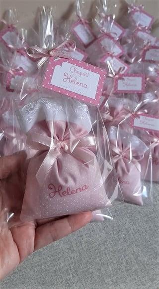 Lembrancinha Nascimento Sachê Personalizado
