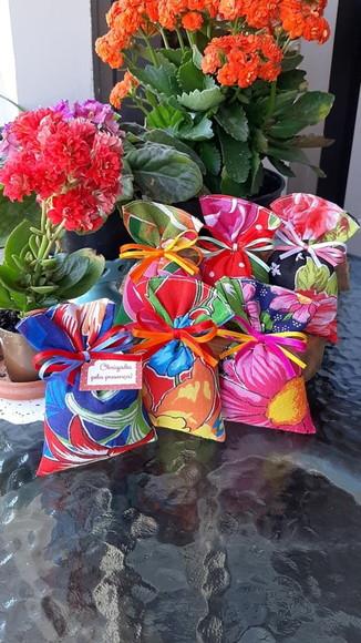 Lembrancinha Sachê Perfumado em Chita Charraiá Festa Junina