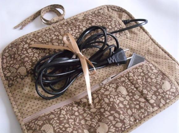 Porta-Chapinha de Cabelo em Tecido