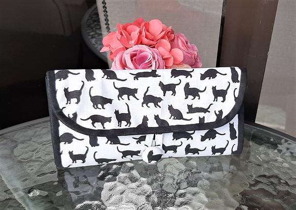 Porta Joias em tecido para bolsa e mala de viagem