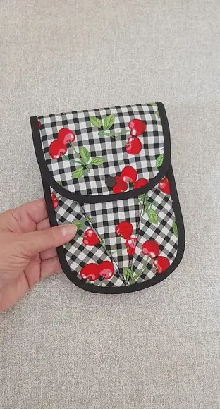 Porta Alicate de Unha Estojo para Kit Manicure em Tecido