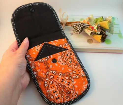 Porta Alicate Bandana Estojo para Kit Manicure em Tecido